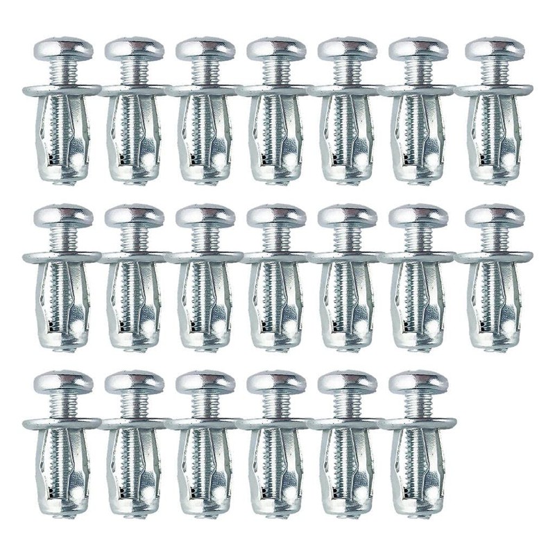 DYNWAVE 20x Jack Nuts Hollow M5 M6 Tool Nuts Tindabel