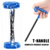 10 Pieces T-handle Hex Key Set 9 Inch Long Hex