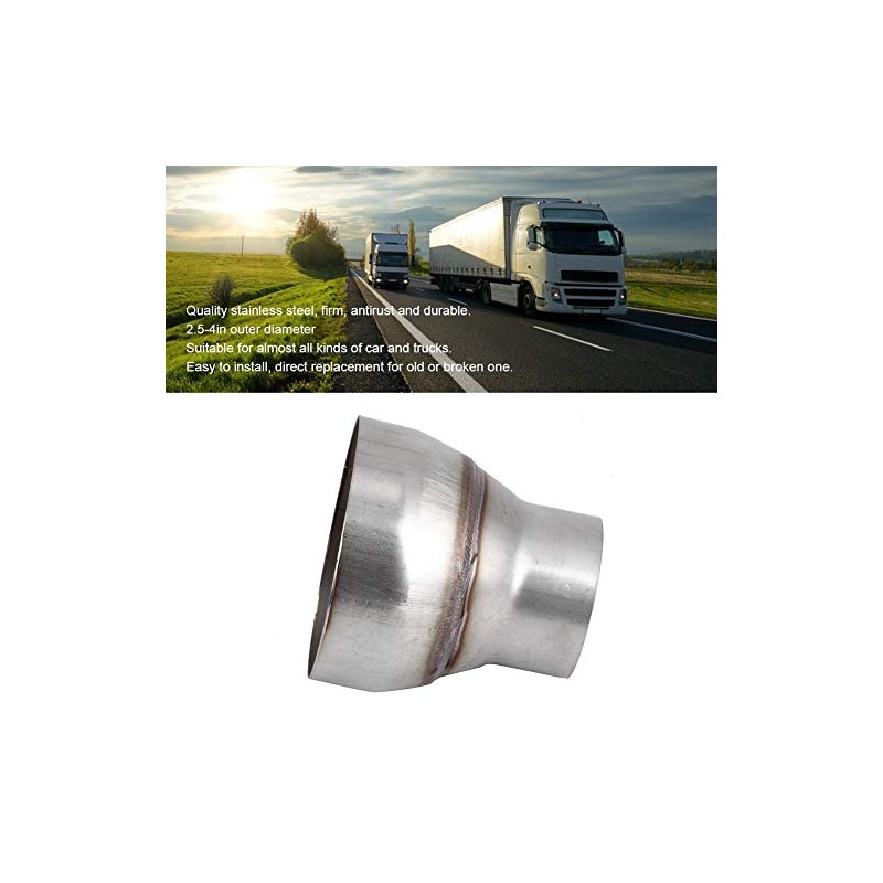 2.5 to 4in Stainless Steel Turbo Exhaust Reducer Adapter Universal