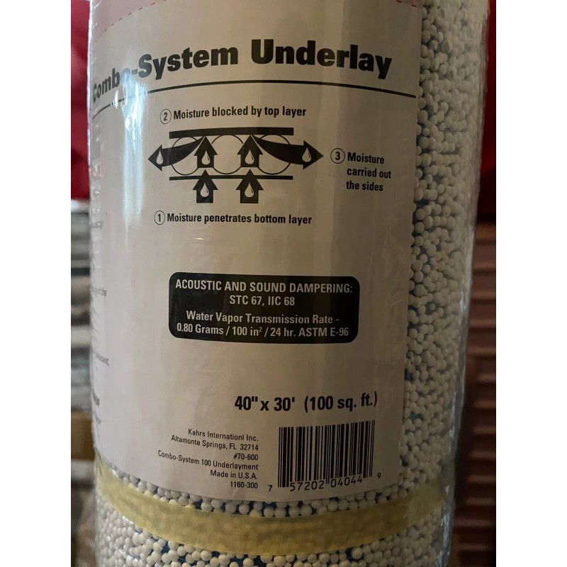 Kährs Combo System Underlayment 40'' x 30'' 100 sq ft