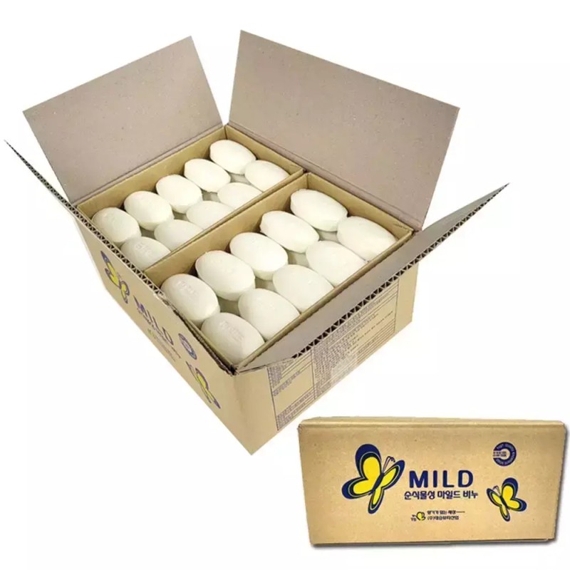 Mild 마일드 업소용 비누 80개입 목욕탕 숙박업소 Mild Soap for