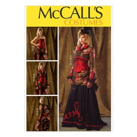 McCall's Pattern Company M6911 Misses' Bolero, Corset, Skirt and Overskirt Sewing Template, Size A5
