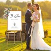 Heavy Duty Large Easel Stand for Mirror Display Wedding Sign(Gold