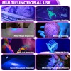 FOLKSMATE 2-Pack UV Flashlight Black Light, 51 LED 395nm Ultraviolet