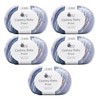 Pure Wool Yarn, 5 Balls, Cassimmy Baby Print, Thick 1.4