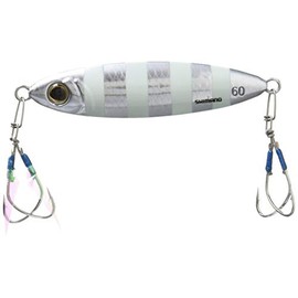 Shimano JU-S60S 003 Metal Jig, Ocea, Stinger Butterfly, Flat Light, Kyourin Zebra, 2.1 oz (60 g)
