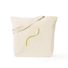 CafePress Tape Measure Tote Bag Reusable Natural Beige Canvas Shopping Bag