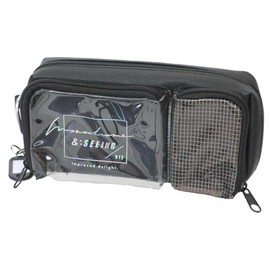 Kamiojapan 224271 Pen Case, Posh Pen Case, Monochrome Seeing, Black