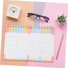 GRIRIW 2024 Planner Notepad Spiral Bound Monthly Planner To-do List