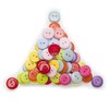 20 Pcs Round Resin Buttons for Scrapbooking Apparel Crafts DIY