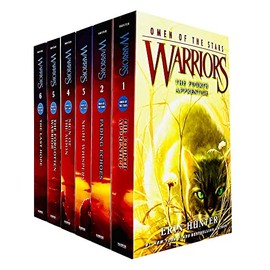 Warrior Cats Series 4 Omen Of The Stars Books 1 - 6 Collection Set by Erin Hunter (The Fourth Apprentice, Fading Echoes, Night Whispers, Sign of the Moon, The Forgotten Warrior & The Last Hope)