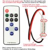 LITAELEK 2pcs LED Strip Controller LED Strip Dimmer Controller DC
