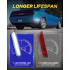 AUTOONE Upgraded White Rear LED Side Marker Lights Compatible With