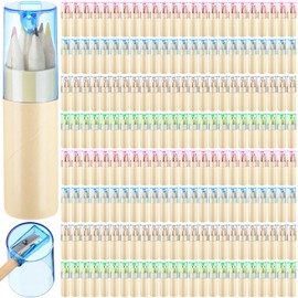 Fulmoon 100 Pack Mini Colored Pencils with Sharpener Portable Coloring Pencils for Kids Designed for Drawing and Sketching Ideal for Students and Christmas School Classroom Supplies(Classic Colors)