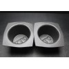Install Bay 2 PCS SPEAKER BAFFLE ACOUSTIC FOAM 6.5" ROUND