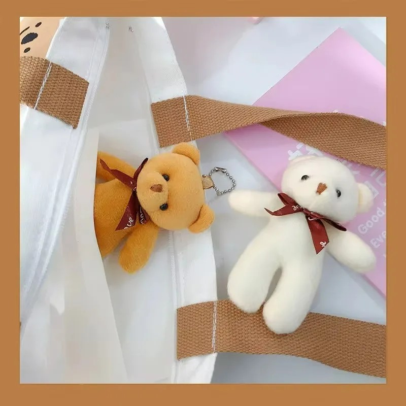 12 Llaveros Ositos Miniositos De Peluche Suave Manualidades