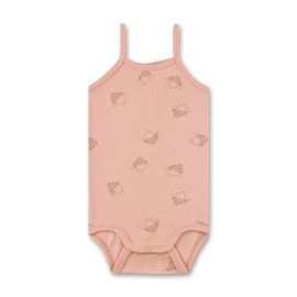 Sanetta Baby Girl Bodysuit, Misty Rose