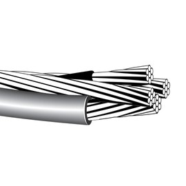 Nassau Electrical Supply 6-6-6-6 Chola Quadruplex Overhead Service Drop Cable Aluminum Conductor (100FT)