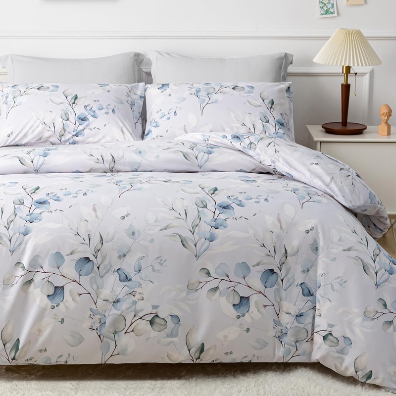 LAZZARO King Size Duvet Cover Sets, Non-Iron King Size Duvet