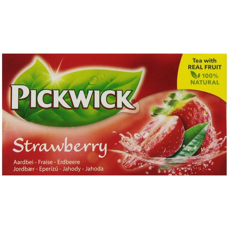Pickwick Strawberry 20 tea bags, 1.50-Ounce Packages (Pack of 6)