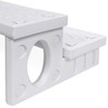 XtremepowerUS 2-Steps Heavy Duty Plastic Resin Spa Steps - Hot