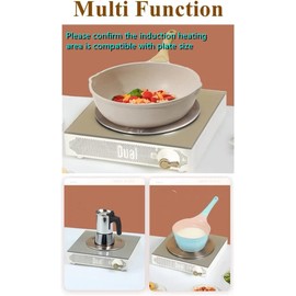 11inch Induction Adapter Plate, Heat Diffuser for Gas Stove Glass Cooktop Induction Adapter Plate with Removable Handle, Stovetop Adapter Plate Converter Disk