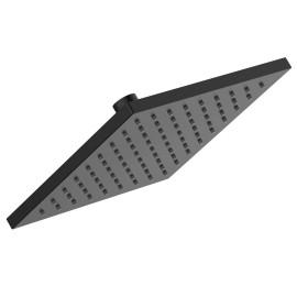 Design House Karsen Brass Shower Head in Matte Black