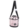 MIFENDUCT Portable Mesh Shower Caddy with Adjustable Strap (Pink)