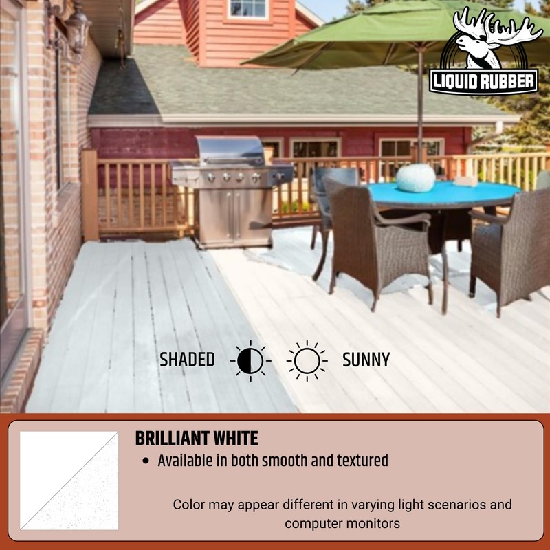 Liquid Rubber Polyurethane Deck Coating – 10X Stronger Than Traditional