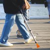KICHOUSE Elderly Comfortable Crutch Foot Pad Plastic Cane Tips Non-Slip