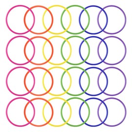 20 Pcs Ring Toss Ring Toss Rings 7.9 inches (20 cm) Ring Toss Ring Toss Ring Ring Game Play Event Recreation Festival Gift Giveaway Festival Nursery Kindergarten Training Practice Ring Flat Hoop Game