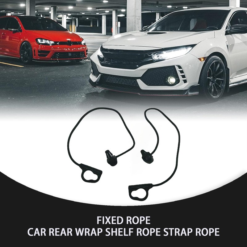 EULAPGOE Rear Parcel Shelf Fixing Cord,Car String Strap Rope,Interior Rear