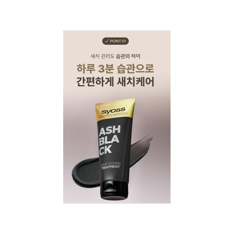 Syoss Gray Coverage Treatment, Dark Brown, 1 Piece