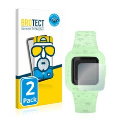 brotect 3D Curved Screen Protector Matte compatible with Garmin Vivofit jr. 3 (2 Pack) - Full Screen Coverage