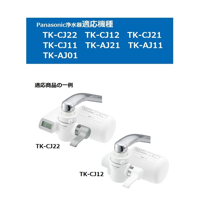パナソニック 浄水器カートリッジ 蛇口直結型用 1個 TK-CJ22C1