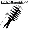 Texture Comb, Black Hair Styling Comb, 200mm x 90mm Large