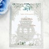 JOACHUUY 20PCS Princess Carriage quinceanera invitations,15 year,sweet 16 invitations,1 birthday