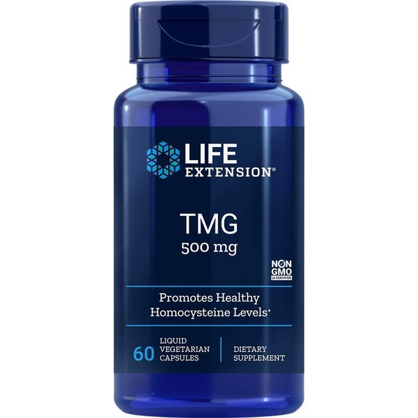 Life Extension TMG 500 mg, 60 Liquid Vegetarian Capsules