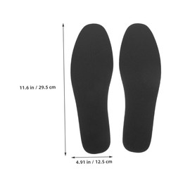 Operitacx 1 Paar Durchtrittsichere Einlegesohle Schutz Arbeiten Schuheinlagen Einlegesohlen Männer Sohle, Einzig, Alleinig Unterstützung Innensohlen Für Herrenschuhe Rostfreier Stahl Schwarz