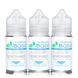 Everyday Basis Water Flavoring – Liven Up Your Water – Great Taste – Great Flavors – Keto Friendly, 0 Calories – No Dyes or Food Coloring (Blueberry Lemonade) (Pack of 3)