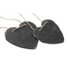 TEMPELWELT 2 x Decorative Hanging Heart Pendant 12 x 11