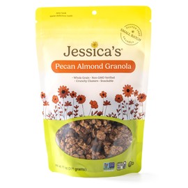 Jessica’s Pecan Almond Granola - Handmade, Non-GMO, Gluten-Free, Whole Grain, 11oz