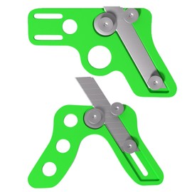 CLAHJQX 2pcs Edge Banding Trimmer Round/Straight Veneer Edge Cutter Tool for Woodworking