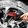 bzczh Metal-Free Wheel Brushes(3 Pack), Wheel Brush, Soft, Dense Fibers