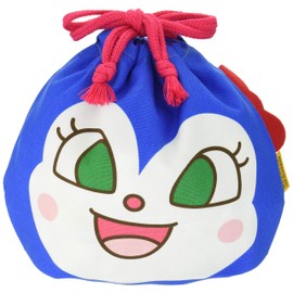 Ito Sangyo Face Drawstring Bag, Made in Japan, Kokin-chan Drawstring Bag, For Toddlers, 7.1 x 6.3 x 2.4 inches (18 x 16 x 6 cm), Anpanman