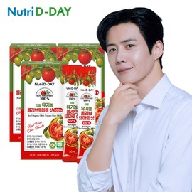 Nutri D Day Real 100 NFC Juiced Organic Olive Tomato Stick Allto Shot x 3 Total 42 Packets / 뉴트리디데이 리얼 100 NFC 착즙 유기농 올리브토마토 스틱 올토샷 x 3개 총42포