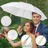 Cosblank 12 Pcs Wedding Umbrellas Bulk, 41 Inch Wedding Stick