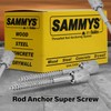 Sammys 8015925-25 Vertical Rod Anchor Super Screw with 1/2 in.