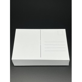 100 Postcards A6 with Address Field Impression. Perfect for Designing and Sending Yourself