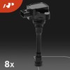 A-Premium Set of 8 Ignition Coil Pack and Iridium Spark